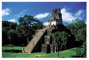 Temple in Tikal, Guatemala