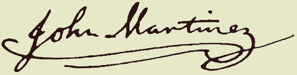 John A. Martinez Signature