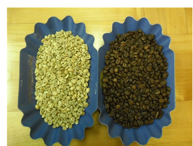 Yemeni Coffee - Green and Roasted Beans