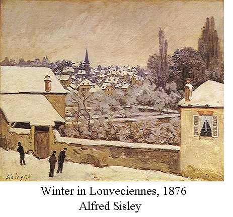 Sisley - Winter in Louveciennes