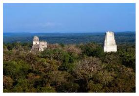 View from Temple IV, Tikal, Guatemala
