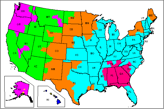 Fedex Ground Transit Time Map - Fedex Outbound Map