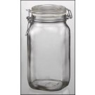 Glass Jars  - Fido Air-Tight Glass Canister - 1.5 litre (1 lb.)  