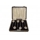 Sterling Silver Art Deco Demitasse Spoon Set